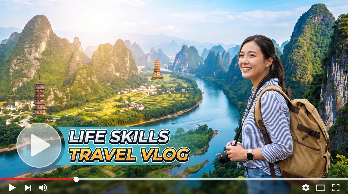 91网-91网旅行视频：桂林山水4K超清生活视频分享